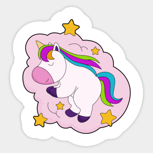 Unicorn Clouds Sticker